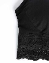 Bustier grudnjak - uglavnom bez šavova - crna