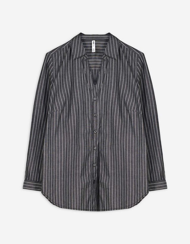Overhemdblouse - zwart