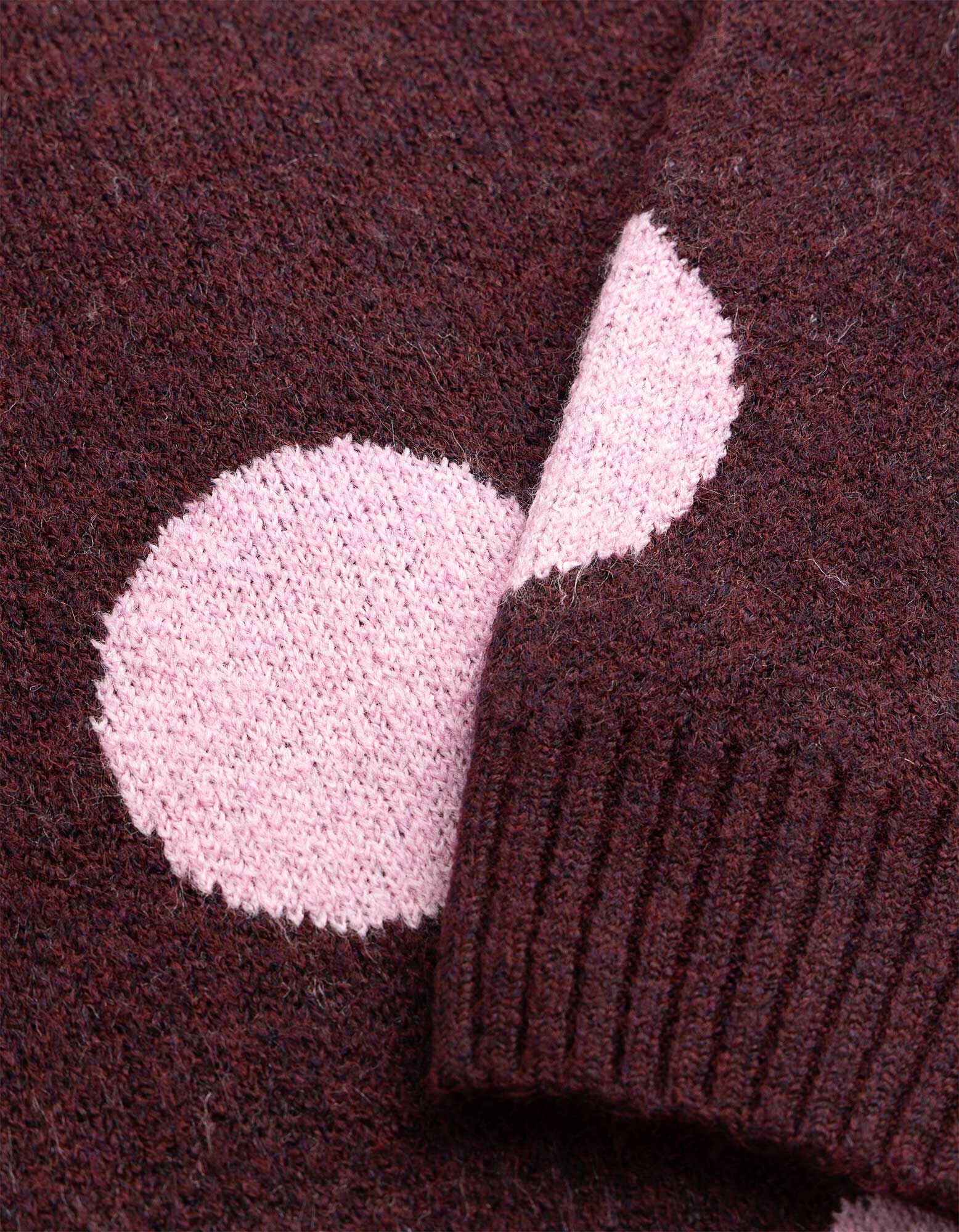 Pullover - Polka Dots - Lila