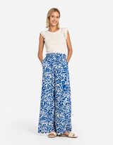 Top - Volant - bianco