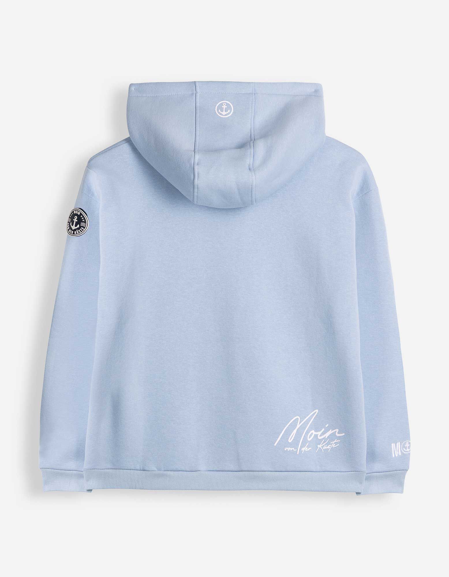 Sweatshirt - Print - Hellblau