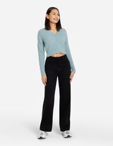 Kardig&aacute;n - r&ouml;vid&iacute;tett - z&ouml;ld