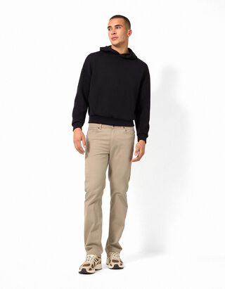 Hose - Straight Fit - Beige