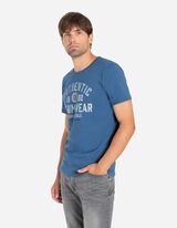 T-shirt - Voorkantprint - turkoois