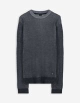 Pullover - Rundhals-Ausschnitt - dunkelblau