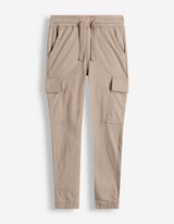 Cargohose - Aufgesetze Taschen - hellbraun