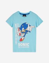 Tričko - Sonic - svetlomodra
