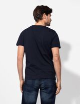 T-Shirt - Frontprint - dunkelblau