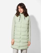 Steppweste - Regulierbarer Saum - dunkelgrün