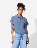 Camicia - Mussola - blu