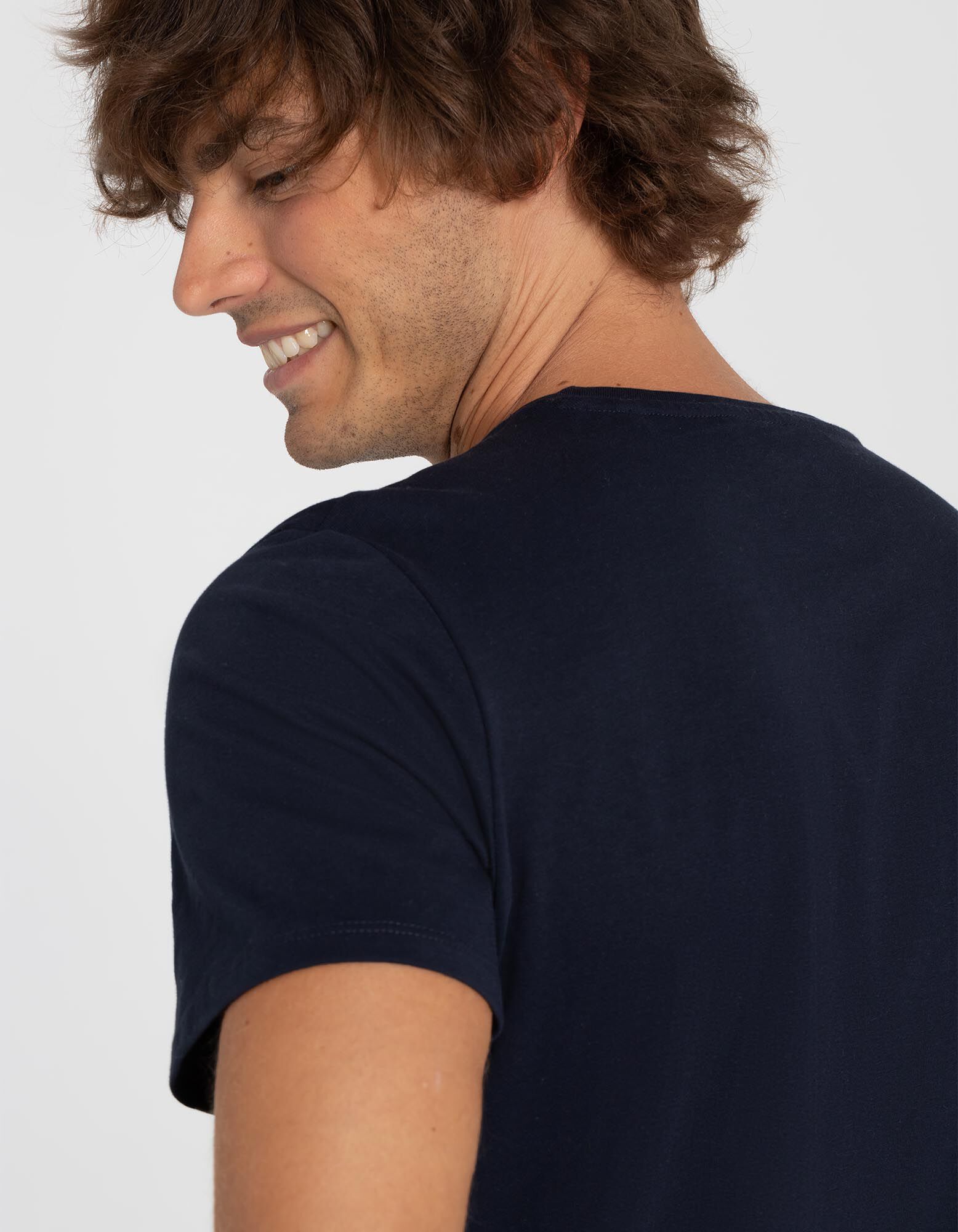 T-shirt - Imprim&eacute; - Bleu fonc&eacute;