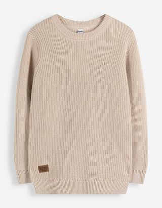 Pullover - Baumwolle - Beige