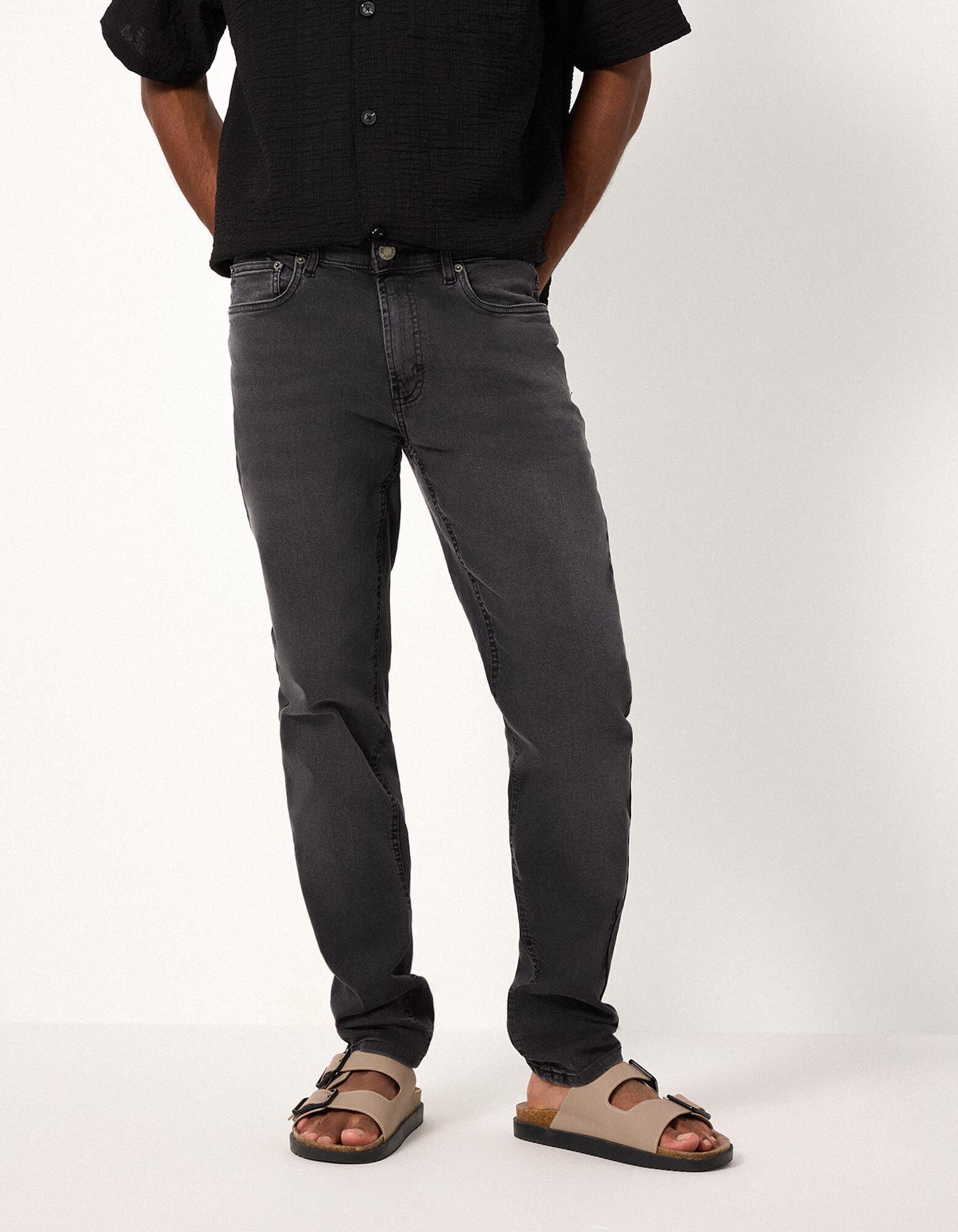 Jeans - Slim fit - Donkergrijs