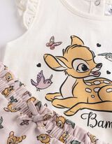 Set van T-shirt en broek - Bambi - wit