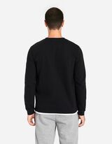 Bluză de corp cu mânecă lungă - Double-Layer-Look - Negru