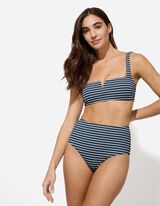 Bikinislip - Gerippt - dunkelblau