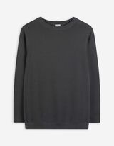 Pulovr - Žebrování - tmave seda