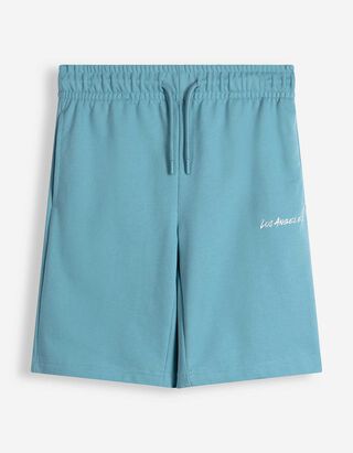 Bermuda  - Sweatstof - blauw