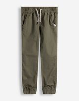 Jogpants - Elastischer Bund - Khaki