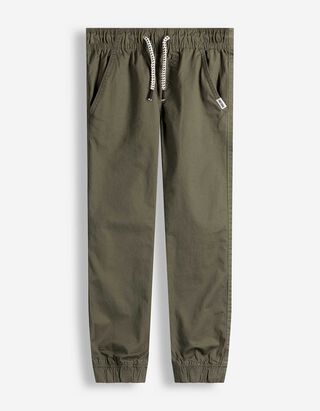 Jogpants - Elastischer Bund - Khaki