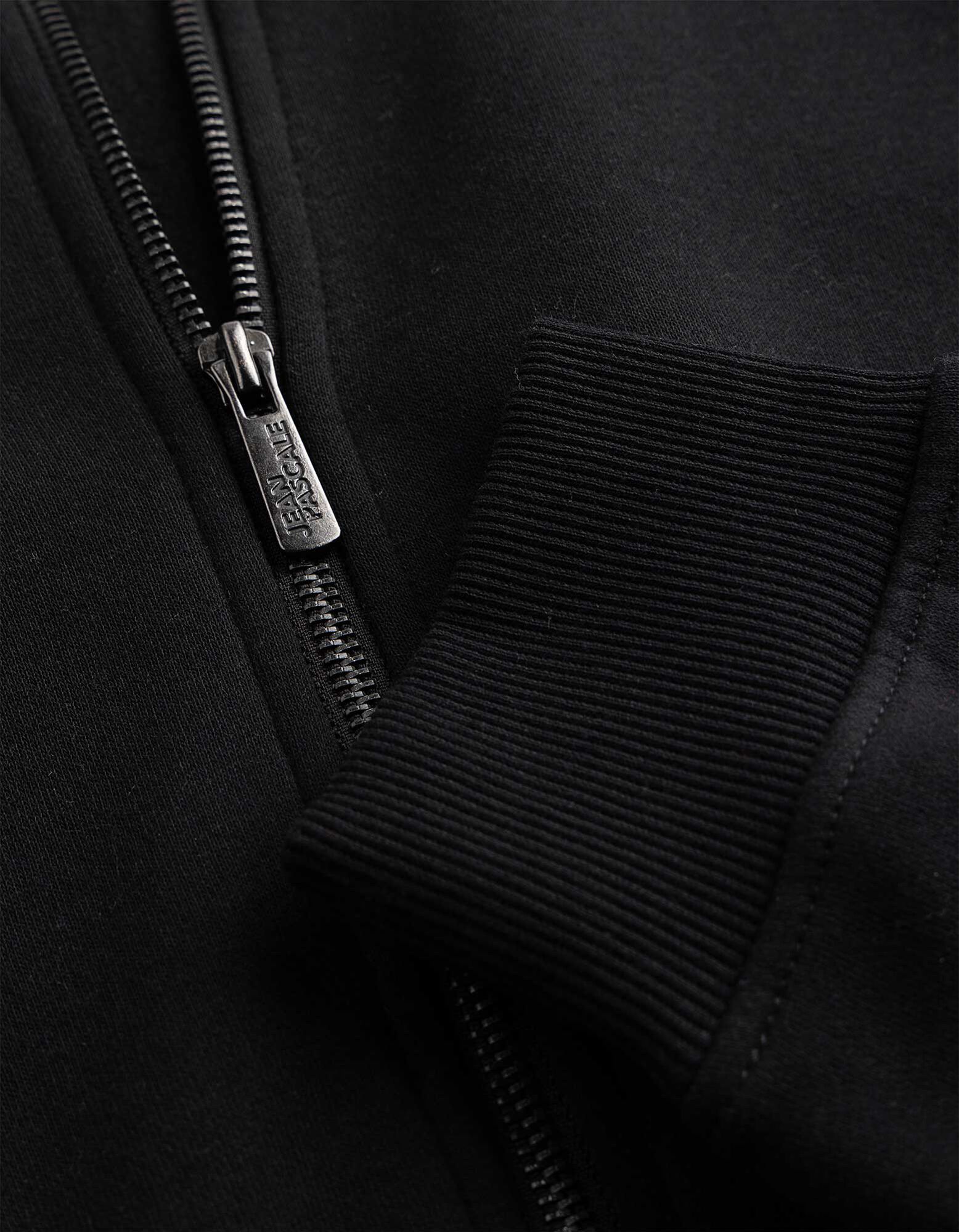 Sweatvest - Ritssluiting - Zwart