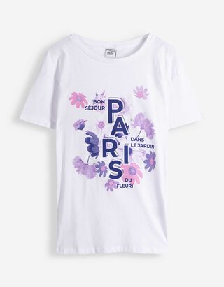T-Shirt - Frontprint - wei&szlig;
