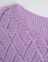 Pulóver - Pamut keverék - lila