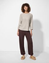 Pullover - Misto cotone - beige