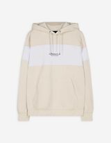Sweatshirt - Color-Blocking - beige