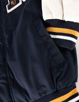 Jas - Label - donkerblauw