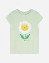 T-shirt - nadruk - jasny zielony