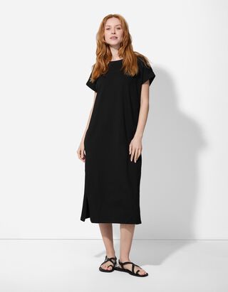 Abito - Misto cotone - nero