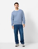 Sweatshirt - Relax Fit - Hellblau