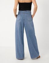 Jeans - Wide Fit - blau