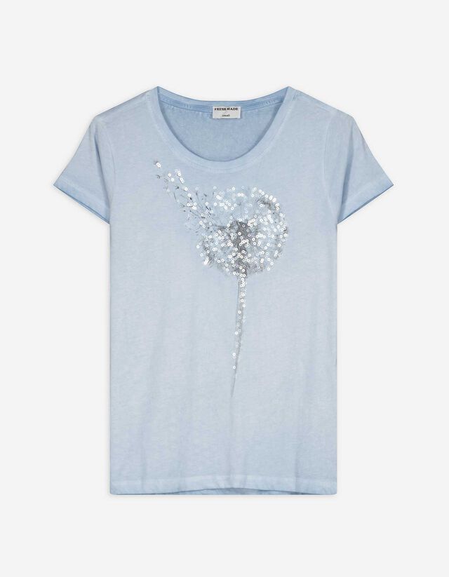 T-Shirt - Print - hellblau
