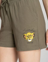 Pantaloni scurți - Regele leu - Verde inchis