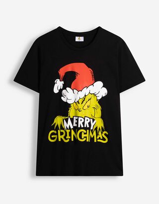 T-Shirt - Print - Schwarz