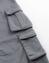 Cargohose - Loose Fit - Petrol