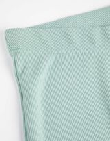 pidžama set od majice i pantalona - Vafl materijal - zeleno