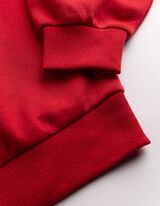 Sweatshirt - R&uuml;ckenprint - rot