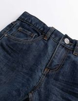 Jeans - Verstelbare zoom - Donkerblauw