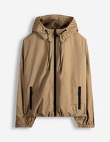 Outdoorjacke - einfarbig - beige