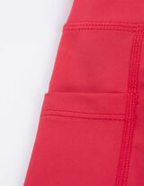 Shorts - Atmungsaktiv - dunkelrot