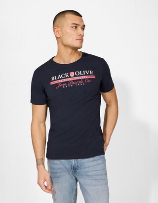 T-Shirt - Print - dunkelblau