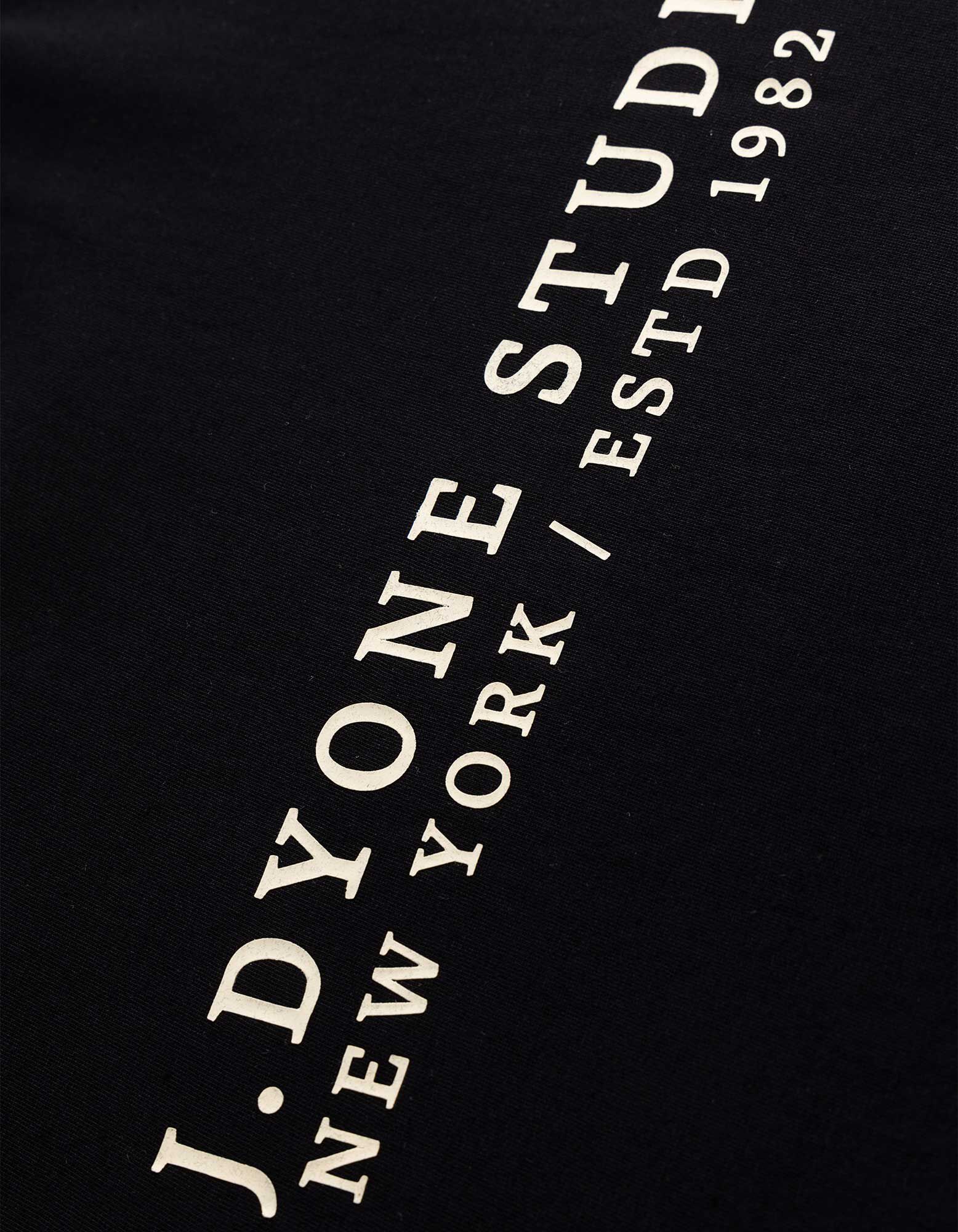 T-shirt - Impression au dos - noir