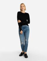 Pul&oacute;ver - Viszk&oacute;zkever&eacute;k - fekete