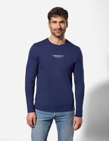 Shirt - einfarbig - dunkelblau