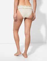 Slip de bikini - Unicolore - Beige