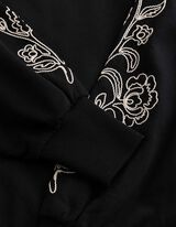 Sweatshirt - Ballon&auml;rmel - Schwarz
