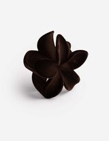 Haarspeld - Bloemen - Donkerbruin